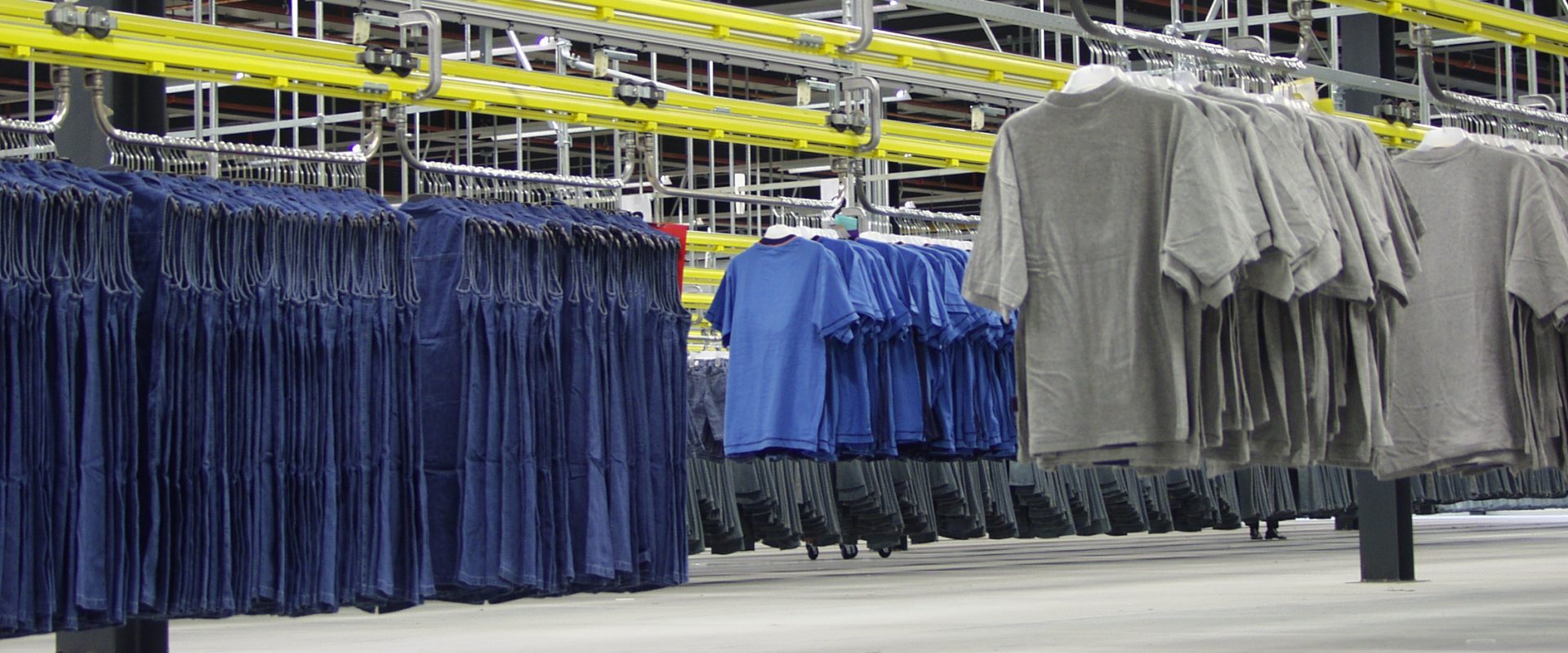 convoyeur aériens pour vêtements CMC-France sur-mesure