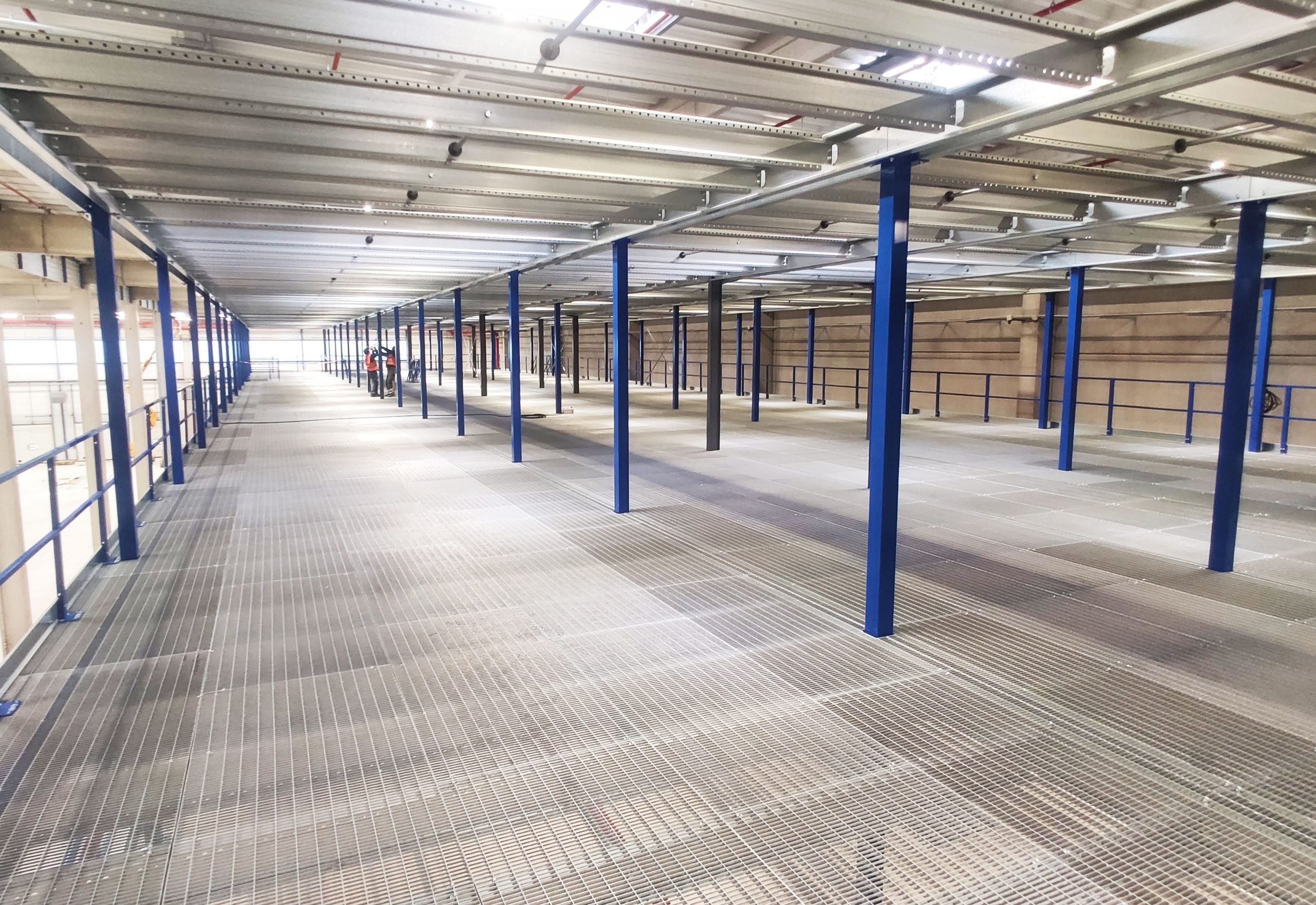 Image de caillebotis galvanisé.