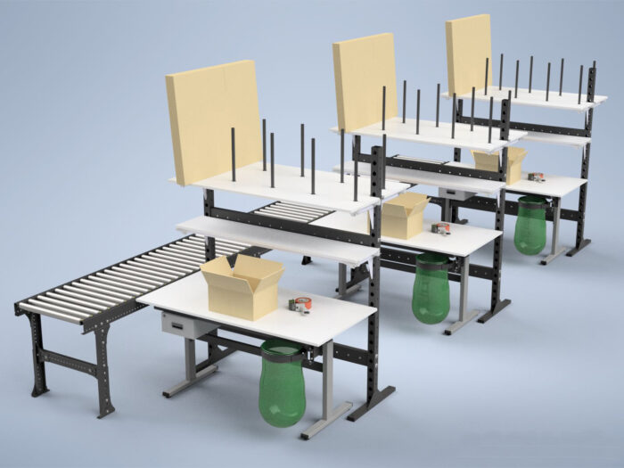 image d'un poste de travail ergoflex.