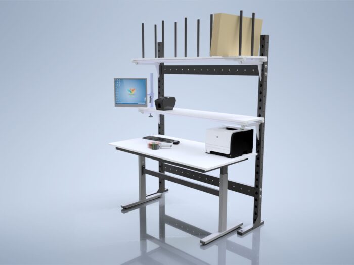 image d'un poste de travail ergoflex.