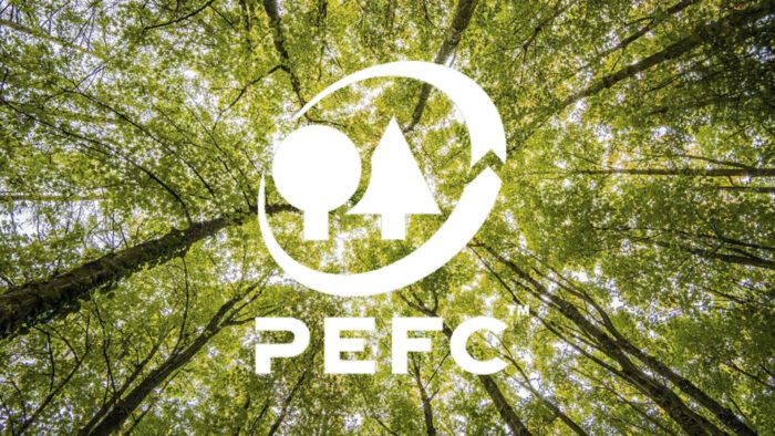 Image du logo de la PEFC pour l'éco-responsabilité logistique.