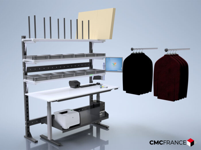 Etablis logistique avec un système Put To Light.