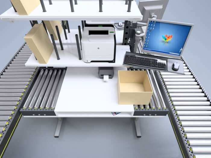 image d'un poste de travail ergoflex.