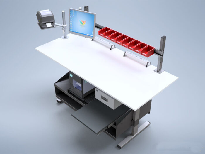 Image d'une table de travail ERGOFLEX
